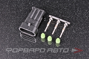 Разъем 3 way 22-20 AWG (SS15-PIN1) 1.2-1.6mm (SS15-SL1) Tyco Еlectronics 282105-1