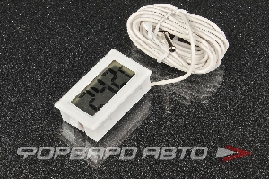 Термометр с выносным датчиком на батарейках  