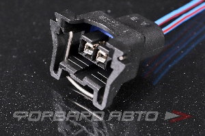 Разъем 2-х контактный форсунке Bosch (с проводами) CARGEN AX309