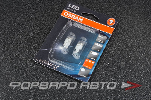 Лампа светодиодная 12V W5W (T10) 6000K OSRAM 2850CW-02B