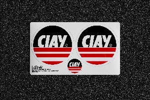 Стикер "CIAY"  Eclipse  98*98мм (2шт) 35*35мм (1шт) CIAY CD-S-EC