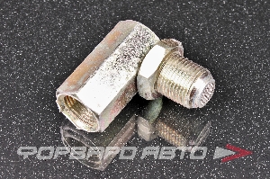 Обманка / проставка кислородного датчика (лямбда-зонда) M18*1,5 (Евро-4)  Миникатализатором угловой TIXONA Z2001U