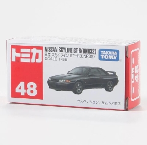 Модель Nissan Skyline GT-R (BNR32), масштаб 1:59, Takara Tomy, No. 48 TOMICA 