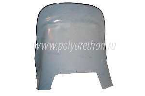 Стекло для снегохода YAMAHA BRAVO 250T (толщина стекла 2мм, высота +15см) ПОЛИУРЕТАН 50-44-4171