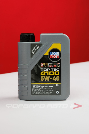 Масло моторное 5W40 1л, HC-синтетика TOP Tec 4100 SN C3 для VAG, BMW, Mersedes LIQUI MOLY 9510