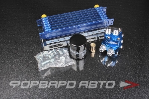 Радиатор масляный MMC Colt Z27A 4G15 + проставка фильтра + шланги + патрубок (маслокулер / oil cooler) AUTOBAHN88 