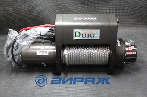 Лебедка автомобильная 12V, 3630кг, 8мм, 30м DUKE DW-8000i