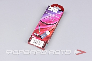 Ресивер-AUX проигрыватель Bluetooth V5.0  (AUX 3.5-3.5) с микрофоном, черный HOCO DUP02