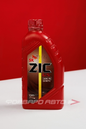 Масло трансмиссионное 80W90 1л, G-5 GL-5 ZIC 132633
