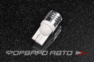 Лампа светодиодная 12V T10 белая  T10-3030-1SMD