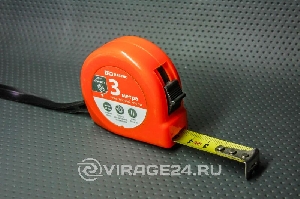 Рулетка 3 м*16 мм, пластиковый корпус, "Гранит" TDM SQ1018-0101