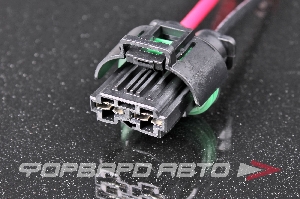 Разъем 2-х контактный вентилятора (с проводами) (LADA VESTA, Nissan, Renault) CARGEN AX6972