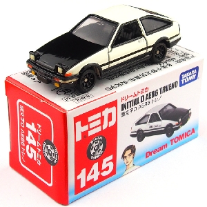 Модель Toyota Initial D AE86 Trueno, масштаб 1:61, Takara Tomy Dream Tomica No. 145 TOMICA 