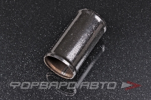 Соединитель D=40 (трубка) металл <> 