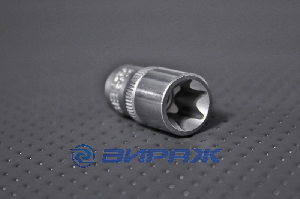 Головка E12 короткая 1/4" FORCE 52612