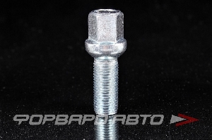 Болт колеса 14*1,5*32 сфера с выступом, ключ на 17, сталь, серебристый ВЕКТОР 084125 Z