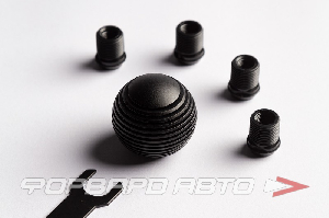 Ручка КПП BALL HEAT SINK DROPLET, Black NRG SK-703BK