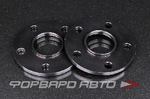 Проставки колесные 10 мм, 5*112, HUB = 66,35 -> 66,4 черные Ø = 145мм ФОРВАРД АВТО 