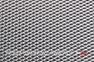 Сетка для бампера/радиатора DIAMOND 1200*400 мм, ромбик - 8 мм, серебристая PROSPORT RS-03296