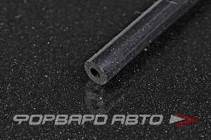 Шланг силиконовый вакуумный 6 мм черный  