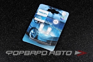 Лампа светодиодная 12V W5W (T10) 6500K (W2.1x9.5d) PHILIPS LUM11961CU31B2