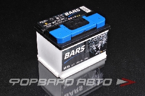 Аккумулятор 12V 60А/ч (L) (242x175x175) 530А низкий BARS 6СТ-60.0 VL