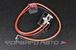 Провод АКБ "плюс" для а/м ВАЗ 2106 (870мм), клемма литая CARGEN 2106372407090