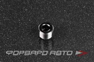 Фитинг заглушка 1/8" NPT под шестигранник, алюминий AB88 