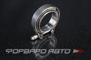 Хомут V-Band 76 мм (3") + 2 фланца из нержавеющей стали AUTOBAHN88 