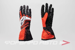 Перчатки для картинга TECH-1 K RACE S v2 CORPORATE (S, красный/черный) ALPINESTARS 