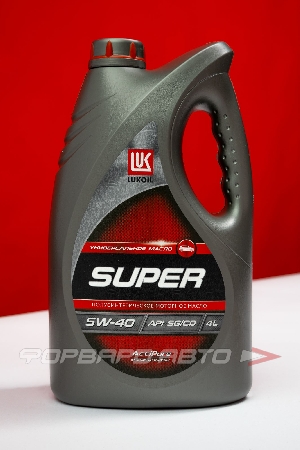 Масло моторное 5W40 4л, СУПЕР SG/CD (п/с) ЛУКОЙЛ 3471800