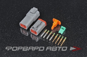 Купить Разъем 4-х контактный Gold Solid DEUTSCH DT4-G-14 Разъем 4-х контактный Gold Solid DEUTSCH DT4-G-14