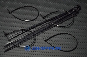 Купить Стяжка 3,5*200мм, пластик, черный (100шт) /3,6*203/ <>  Стяжка 3,5*200мм, пластик, черный (100шт) /3,6*203/ <>