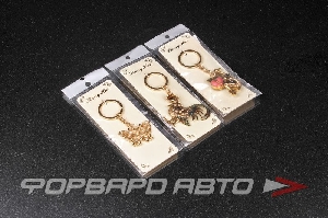 Брелок животн. мир, жгут, стразы, металл, КНР MELCO BRD в ассортим
