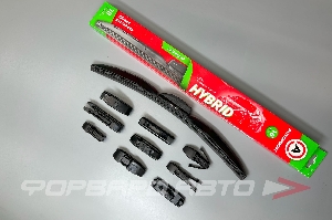 Щётка стеклоочистителя 400 мм (16") гибридная AUTOPROFI HYB-16