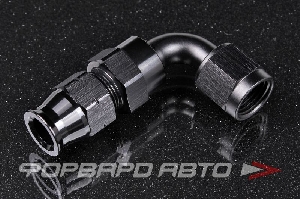 Фитинг AN6 90° под алюминиевую трубку 9,5 мм мама AB88 