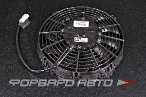 Вентилятор охлаждения универсальный 10" (255 мм) 12V "толкающий". производительность 1430 м³/ч / 844 CFM SPAL VA11-AP7/C-57S