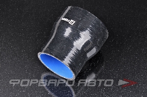 Патрубок силиконовый 70-89 мм, L=100 мм, 4 слоя армировки, чёрный FORA ASHU02-70>89