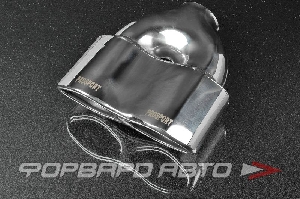 Насадка глушителя Вход = 60 мм Выход = 52 мм Длина = 200 мм PROSPORT RS-06093