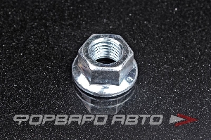 Гайка М16*2 с фланцем пресс-шайбой оцинк. шестигранная СИБИРЬ 