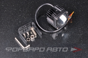 Фара светодиодная 12V/24V 15W 6000K  диода, 57*80*50 мм прямоугольная SKYWAY S07201129