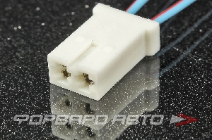 Разъем 2-х контактный гнездовой серии 2.8 (с проводами) CARGEN AX34201