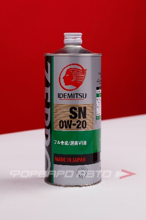 Масло моторное 0W20 1л, ZEPRO ECO MEDALIST FS SN (С) IDEMITSU 4253-001