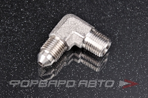 Фитинг AN3 - 1/8 NPT, 90°, нержавеющая сталь AB88 