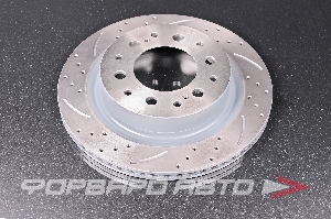 Диск тормозной перфорированный, левый G-BRAKE GFR-22967L