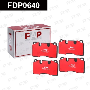 Колодки тормозные FAP FDP0640