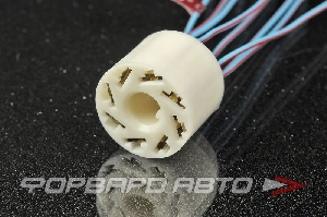 Разъем 8-ми контактный выключателя аварийной сигнализации (с проводами) CARGEN AX3691