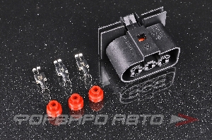 Разъем 3-х контактный вентилятору охлаждения (без провода) CARGEN AX6603S