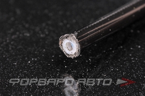 Шланг AN3 тефлоновый (PTFE)  армированный, черная защита  HF-PTFE-36-3