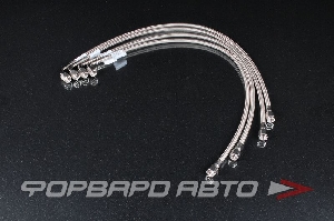 Комплект 4 армированных шланга для установки VVL на Nissan Silvia SR20VE/VET (61 см AN4) MAZWORX 649024